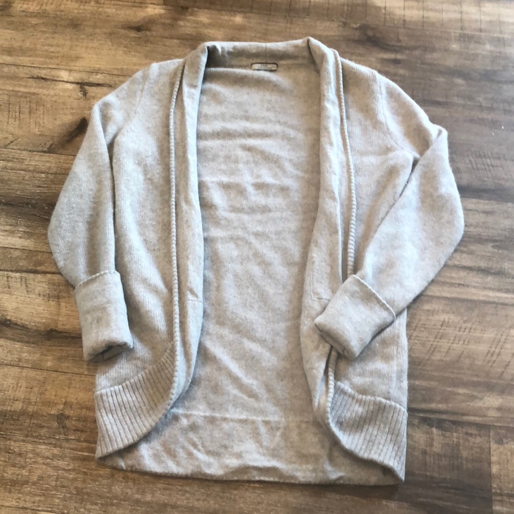 J crew 100% cashmere grey sweater